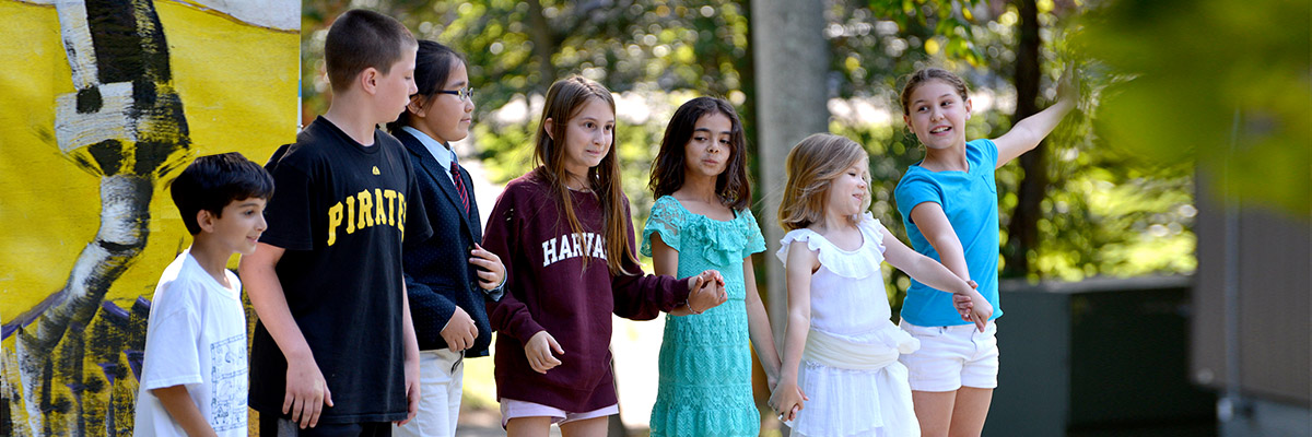 elementary school acting sampler campers bow
