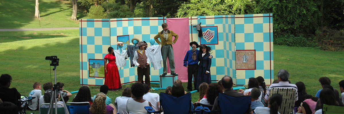 outdoor shakespeare theater tech