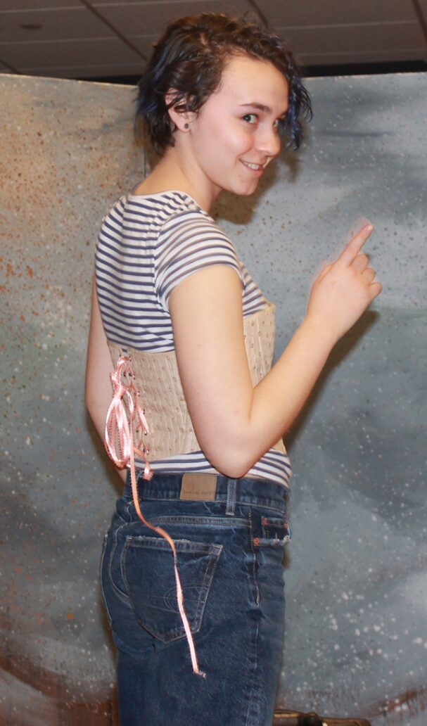 Student rehearses for upcoming play at Traveling Players
